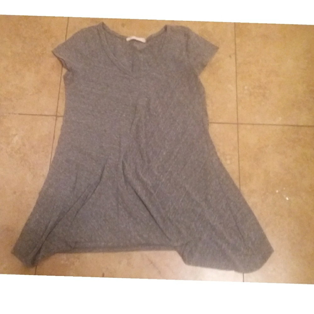 Grey baby doll shirt